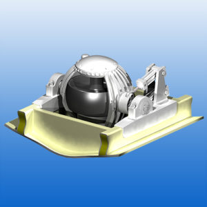 Boat stabilization gyro system