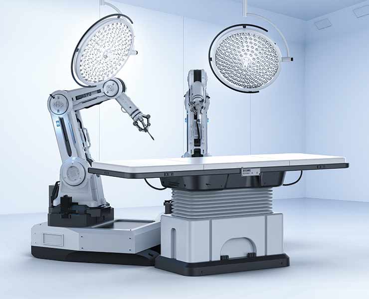 Surgical Robotic Arm System Positioning