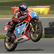 racing motorcycle using Allied Motion torque motor as an alternator